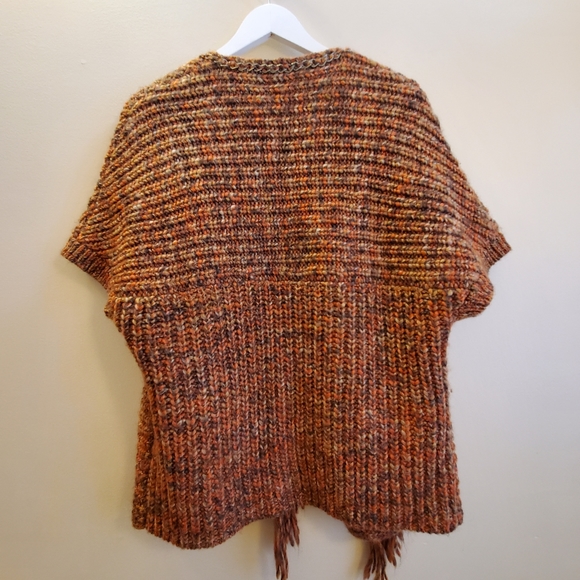 Chicos one size kimono sweater cardigan with metal embellishments, tasse… - Picture 11 of 13